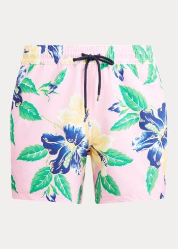 Ralph Lauren 4½-Inch Slim Fit Swim Trunk Růžové Červené | mEeXK4JB