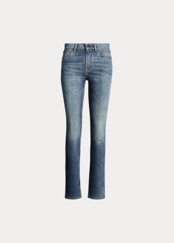 Ralph Lauren 861 High-Rise Skinny Jean Blankyt Blankyt Světle Modré | NQUNAtat