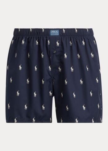 Ralph Lauren Allover Pony Boxerské Tmavě Blankyt | Zs9RIW74