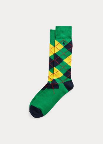 Ralph Lauren Argyle Šaty Socks Zelene | AVI0qW3X