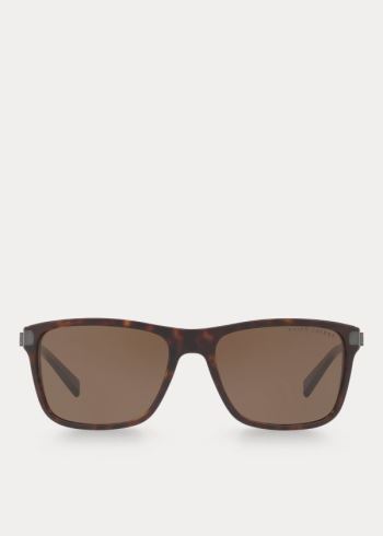 Ralph Lauren Automotive Square Sunglasses Tmavě Hnědé | oiAlpDDu