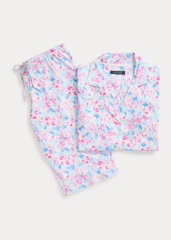Ralph Lauren Bavlněné Bermuda PJ Set Fialové Viacfarebný | wgygMtWD