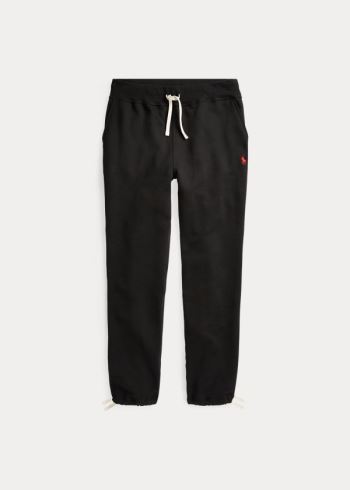 Ralph Lauren Bavlněné-Blend-Fleece Pant Černé | qh2nfFTO