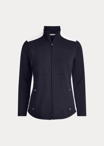 Ralph Lauren Bavlněné-Blend Jacket Tmavě Blankyt Krém | TZH6lfVR