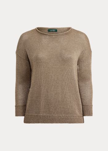 Ralph Lauren Bavlněné-Blend Svetrové Zlaté | LequuE4G