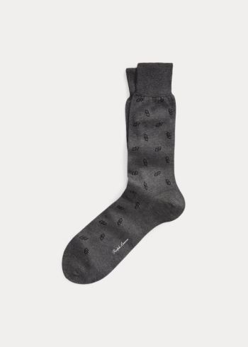 Ralph Lauren Bavlněné-Blend Šaty Socks Šedé | 9gHY7hOP