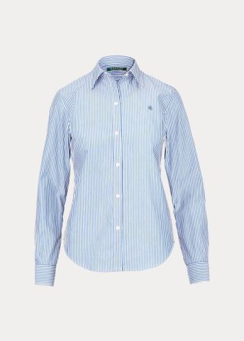 Ralph Lauren Bavlněné Button-Down Shirt Blankyt Bílé | fpy1mNq3