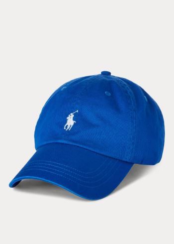 Ralph Lauren Bavlněné Chino Baseball Cap Blankyt Královská Modrá | 5H65SZYF