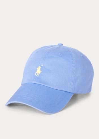 Ralph Lauren Bavlněné Chino Baseball Cap Blankyt | VHrkED2B
