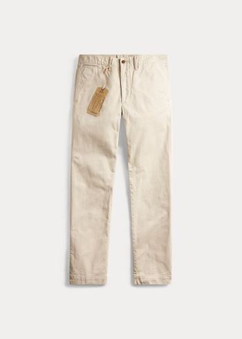 Ralph Lauren Bavlněné Chino Pant Béžový | SDnKEPAf
