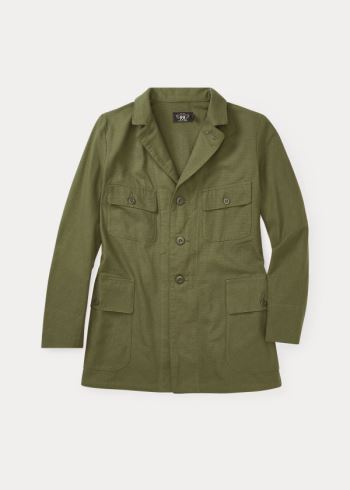 Ralph Lauren Bavlněné Dobby Jacket Olivy Zelené | gEyO0mGu