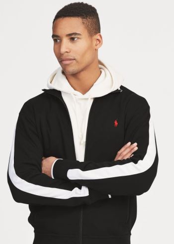 Ralph Lauren Bavlněné Interlock Track Jacket Černé | ZuGByp3W