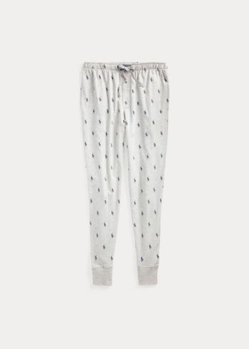 Ralph Lauren Bavlněné Jersey Jogger Šedé Tmavě Blankyt | buqQex0c