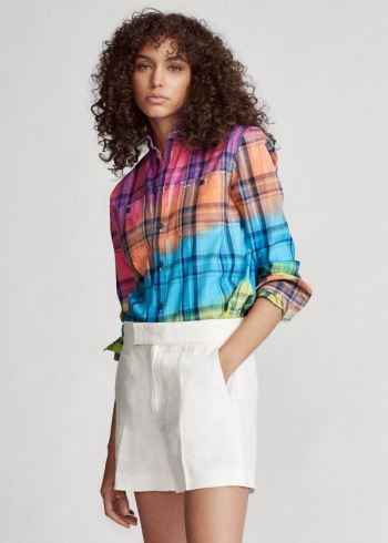 Ralph Lauren Bavlněné Madras Shirt Viacfarebný | IKobp4Ov