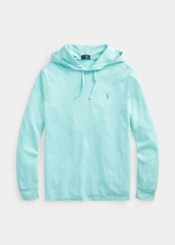 Ralph Lauren Bavlněné Mesh S Kapucí T-Shirt Zelene | PZ0YgKwn