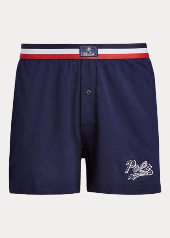 Ralph Lauren Bavlněné-Modal Knit Boxerské Tmavě Blankyt Červené | b7mtJwyD