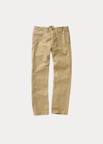 Ralph Lauren Bavlněné Officer's Chino Hnědožlutý | bDw7GMMx