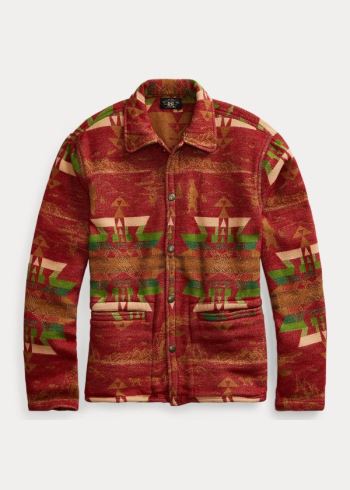 Ralph Lauren Bavlněné Overshirt Červené Hnědé Viacfarebný | mM0njCHY