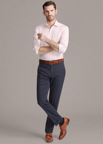 Ralph Lauren Bavlněné Oxford Šaty Shirt Světle Růžové | l3vxRloo