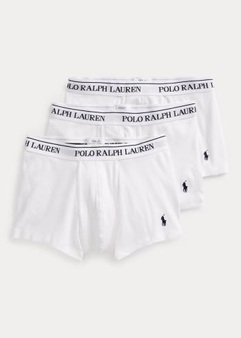 Ralph Lauren Bavlněné Trunk 3-Pack Bílé | 4sdrTboK