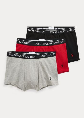 Ralph Lauren Bavlněné Trunk 3-Pack Černé Šedé | TtueeHlB