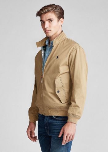 Ralph Lauren Bavlněné Twill Jacket Hnědé | ppldiP7u