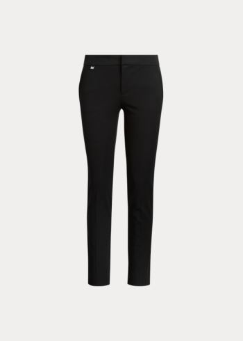 Ralph Lauren Bavlněné Twill Skinny Ankle Pant Černé | E6bN5ifK