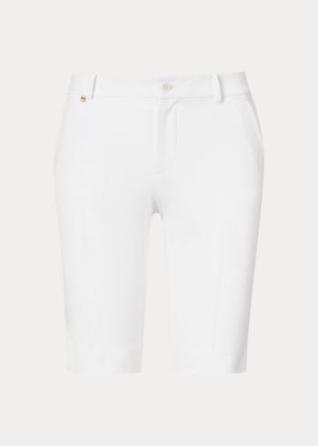 Ralph Lauren Bi-Stretch Twill Krátké Bílé | 0sUQfQDg