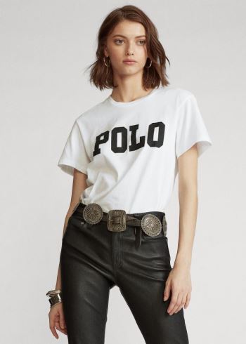 Ralph Lauren Big Fit Polo Bavlněné Tee Bílé | G57eZ0Ls