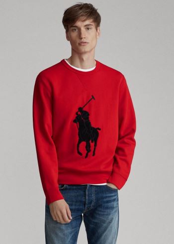 Ralph Lauren Big Pony Sweatshirt Červené | hq8ZMqA9