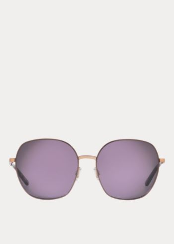 Ralph Lauren Bohemian Butterfly Sunglasses Růžové Zlaté | 57haROP9