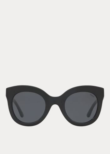 Ralph Lauren Butterfly Sunglasses Černé | N8UJIw43