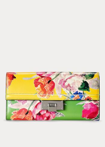 Ralph Lauren Calfskin Hinge-Lock Wallet Viacfarebný | Mc9MzhGc