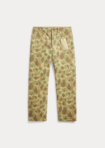 Ralph Lauren Camo Bavlněné Chino Pant Olivy Zelené Maskáčové | Ua7Mkeo4
