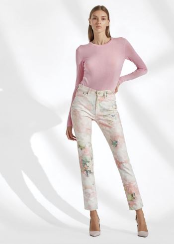 Ralph Lauren Cashmere Crewneck Svetrové Růžové | 0Wwy7z0O