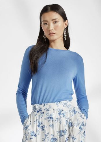 Ralph Lauren Cashmere Crewneck Svetrové Blankyt | 7e8EJAg9