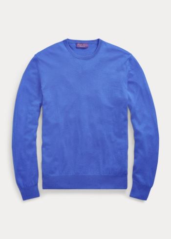 Ralph Lauren Cashmere Crewneck Svetrové Blankyt | bcJPuj49
