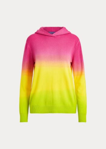 Ralph Lauren Cashmere Hoodie Růžové Žluté Viacfarebný | fVAbCbYb