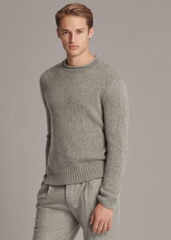 Ralph Lauren Cashmere Rollneck Svetrové Světle Šedé | UJdpOjoT