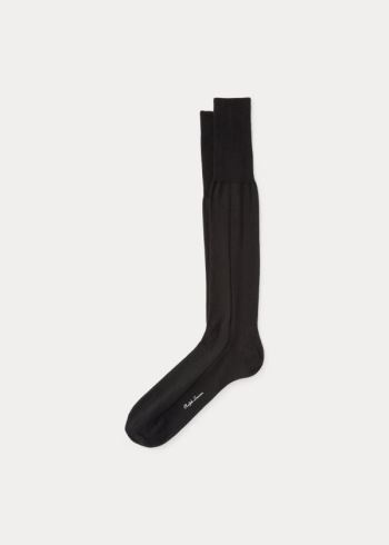 Ralph Lauren Cashmere-Silk Tuxedo Socks Černé | wxi3BXVN