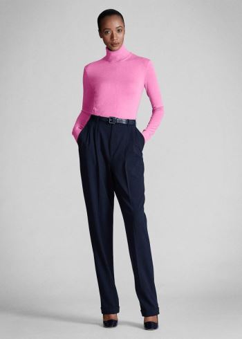 Ralph Lauren Cashmere Turtleneck Svetrové Růžové | 9os8xCTS