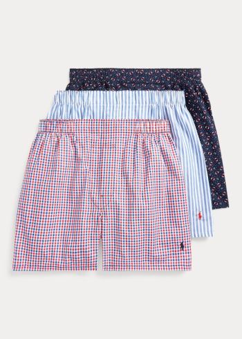 Ralph Lauren Classic Boxerské 3-Pack Viacfarebný | p2ecPewg