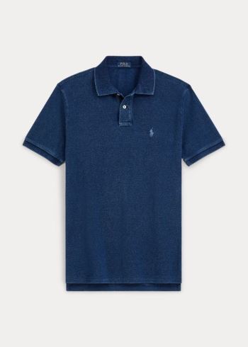 Ralph Lauren Classic Fit Mesh Polo Shirt Tmavě Indigo | Botgy39d