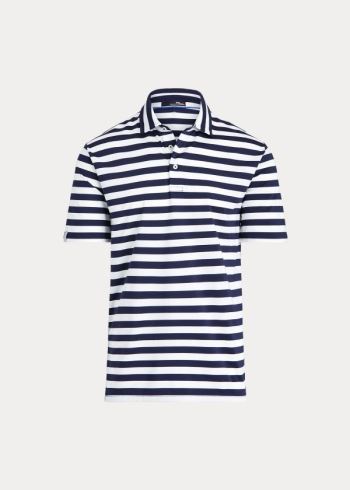 Ralph Lauren Classic Fit Performance Polo Tmavě Blankyt Bílé | OKPPCVUr