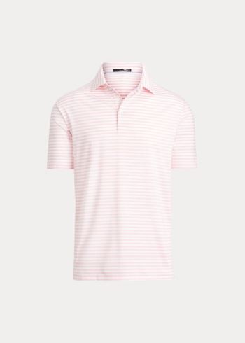Ralph Lauren Classic Fit Performance Polo Světle Růžové Bílé | WDVmtMqd