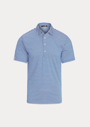 Ralph Lauren Classic Fit Performance Polo Královská Modrá Blankyt Bílé | WrFL1rKU