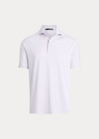 Ralph Lauren Classic Fit Performance Polo Bílé Světle Fialové | jigxxXnO