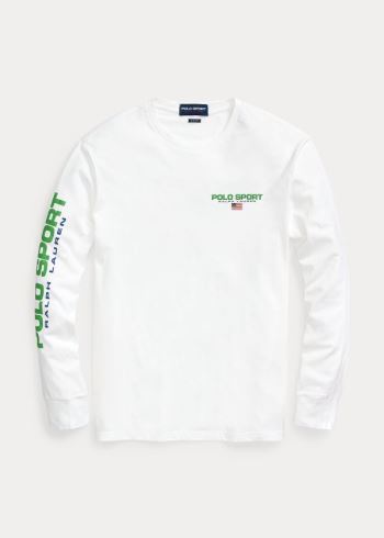Ralph Lauren Classic Fit Polo Sportovní T-Shirt Bílé | MJJWKFWA
