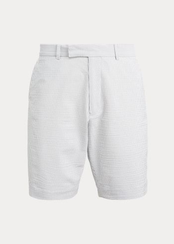 Ralph Lauren Classic Fit Seersucker Krátké Šedé | 4UqIBjFd