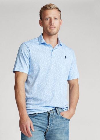 Ralph Lauren Classic Fit Soft Bavlněné Polo Světle Blankyt | FbTde1HR